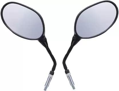 Samarth Deals Bike Rear View Mirrors Compatible Black (Lefr/Right) for - All Activa 5G (Set of -2)