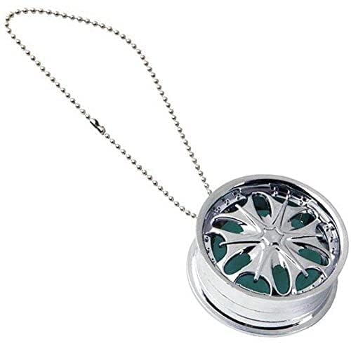 Samarth Deals Silver Alloy Wheel Car Hanging Air Freshener Gel Perfume for - All CAR