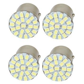 Samarth Deals Universal 22 SMD White LED Bike Front and Rear Indicator Bulb Turn Signal Light for - All CAR - 4 PCS