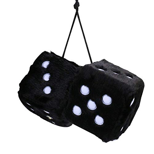 Samarth Deals Universal Black Dice Car Hanging Air Freshener Perfume for - All Car