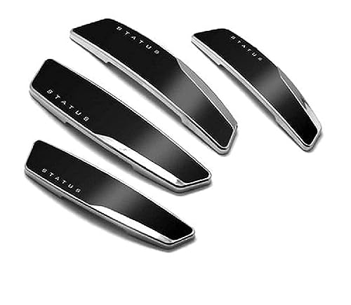 Samarth Deals Universal Car Door Guard Rubber Edge Protector Universal Compatible for - All Cars Set of - 4 Pieces Black