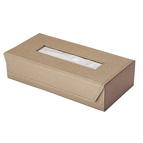 Samarth Deals Universal Car Tissue Box Leatherette Tissue Holder Beige for - All Car