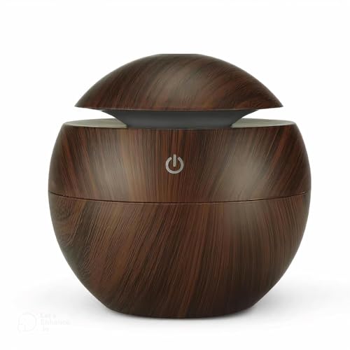 Samarth Deals Universal Wood Cool Mist Ultrasonic Humidifier for Room Moisture, Aroma Diffuser for - Home, Essential Oil Diffuser with Colorful LED Light Home, Office, Car Multi-Color