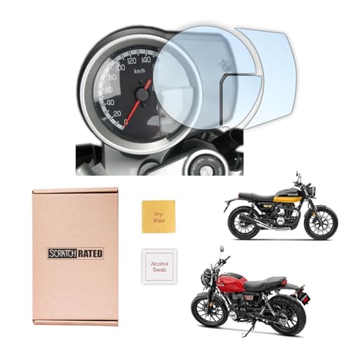 Scratch Rated Motorcycle Speedometer Console Protectors compatible for Honda H'ness/RS CB350 [7H (Pack of 1)]