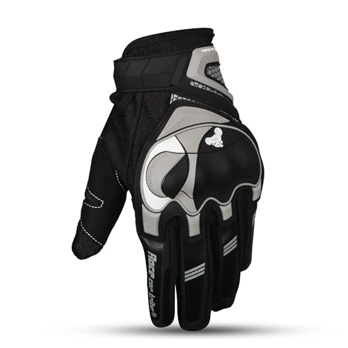 SHIVEXIM Motorcycle Gloves Full Finger Touchscreen Motorbike Gloves Camping Climbing Hiking Cycling Riding Gloves for Women Men (Size XL) (Black)