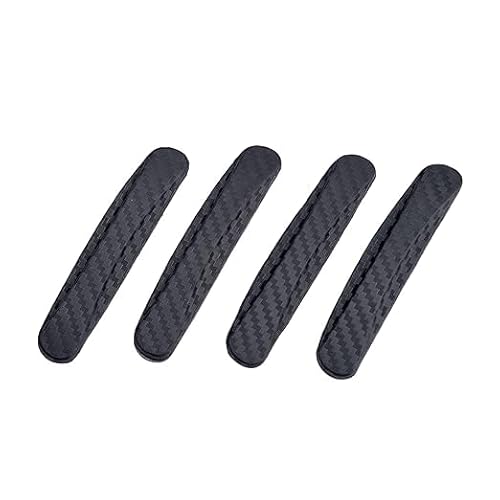 SIPL Car Door Edge Protector (4 Pcs) Anti-Scratch & Shock Resistant Guard for Car Doors, Bumper & Edges Protection | Universal Fit, DIY, Self-Adhesive & Flexible Rubber Guard for Cars (Black)