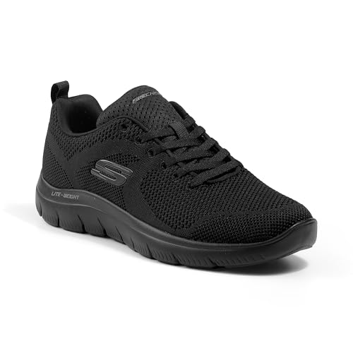 Skechers Mens Summits - Brisbane Black Sneaker - 9 UK (10 US) (232057ID-BBK)