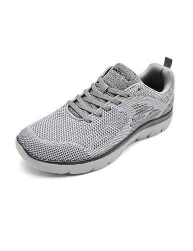 Skechers Mens Summits - Brisbane Light Gray Sneaker - 10 UK (11 US) (232057ID-LTGY)