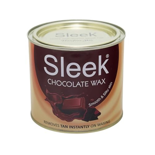Sleek Chocolate Wax Hair Removal, Smooth & Silky Skin, Removes Tan Instantly, 600g
