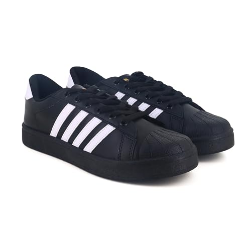 SPARX Men's SD0323G BLACK WHITE Sneakers 9 (SD0323GBKWH0009)