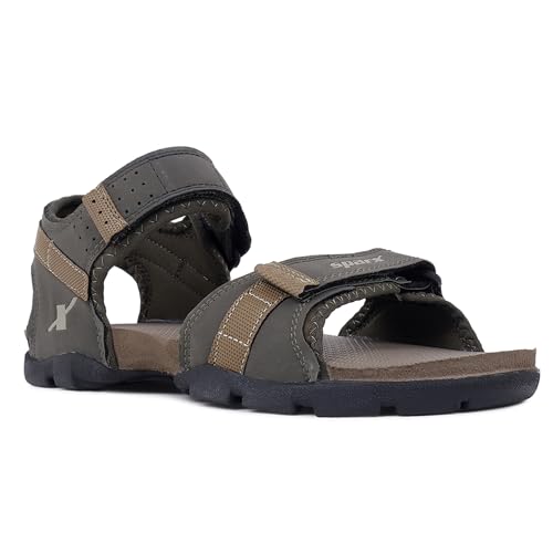SPARX Men's SS0109G OLIVE CAMEL Sandal 8 (SS0109GOLCL0008)