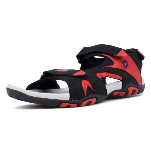 SPARX Men's SS0453G Black RED Sandal 9 (SS0453GBKRD0009)