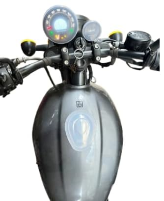 Speedometer Screen Protector, Amp Meter and Tank Cap Cover Set for Royal Enfield Hunter 350, Polycarbonate, Pack of 3