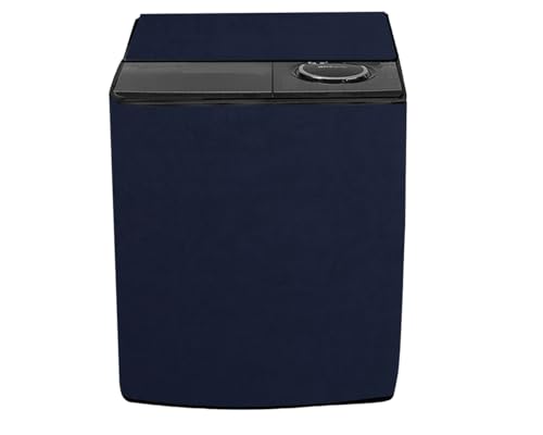 Stylista Washing Machine Cover Compatible for LG 11 kg semi Automatic Top Loading P1145SRAZ Blue Solid