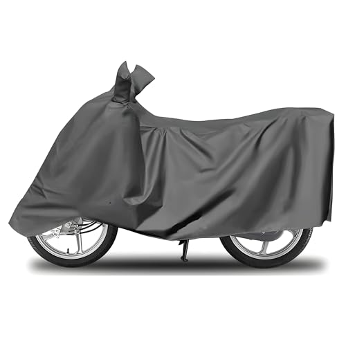 Sulfar Universal Bike Cover UV Protection & Dustproof Bike Body Cover for Two Wheeler Bike Scooter Scooty Activa (Grey)