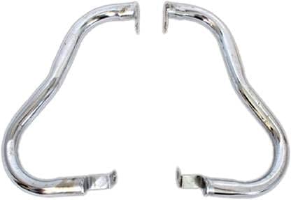 SupremeChoice Bike Rear Leg Guard Saftey Back Side Leg Crash Guard Chrome for Royal Enfield Bullet Classic 500