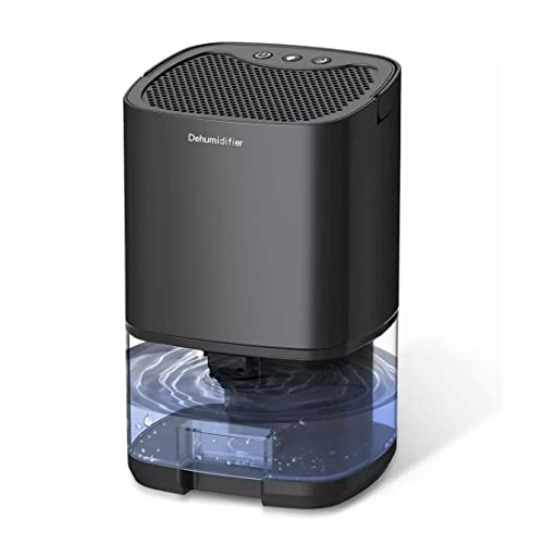 Techzere Electric Dehumidifier 350ml/Day With 1000 ml Water Tank Capacity 45 Watts for Small Rooms & Spaces