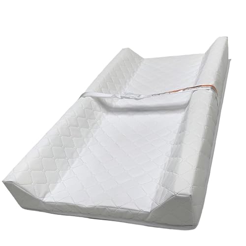 The Autostory Waterproof Contour Diaper Changing Pad – 80 x 40 cm Baby Change Mat with Safety Strap, Anti-Slip Base, Easy to Clean, Lightweight – Fits All Standard Changing Tables & Dresser Tops