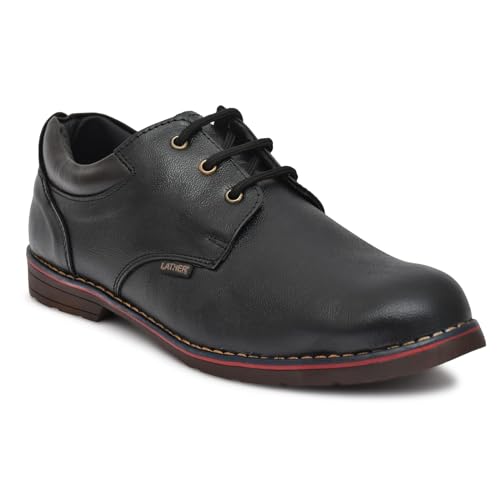 TORZU™ Men's genuine Leather Steel Toe Light Weight Industrial Safety Shoes for Men 10