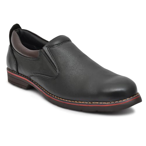TORZU™ Men's Leather Steel Toe Light Weight Industrial Safety Shoes for Men 07