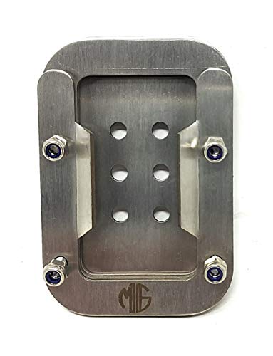 TRP TRADERS® Brushed Stainless Steel Side Stand Extender for Royal Enfield Interceptor 650/ Continental 650CC