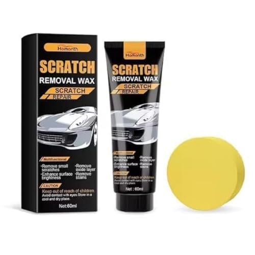Trupradh Car Scratch Remover | Car Scratch Removal Cream & Wax | Best Scratch Remover for Cars | Car Polish, Rubbing Compound & Paint Restorer | Removes Light Scratches, Swirl Marks & Scuffs