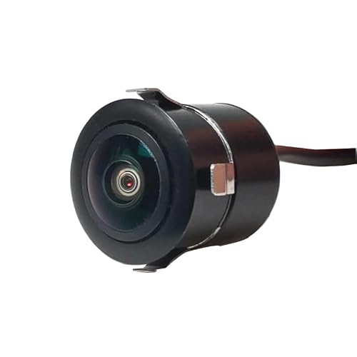 Universal Car Rear View Camera 720P AHD/CVBS HD Night Vision IP68 Waterproof Backup Reverse Camera 18.5mm Hole Parking Assistance Mini Car Reversing Camera for All Cars SUVs Vans