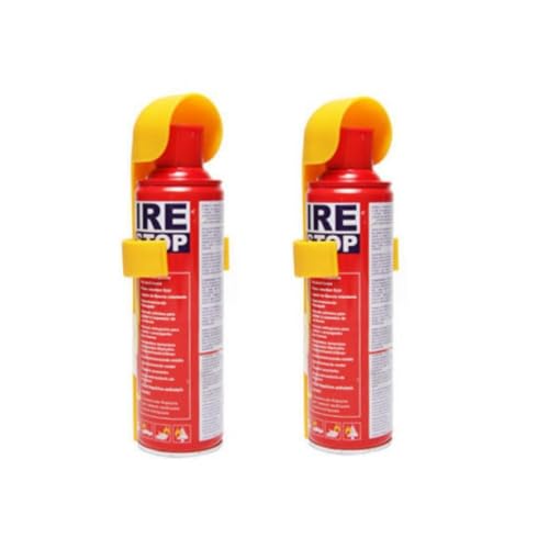 VariEx Car Fire Extinguisher Stop Fire 500 ml – Pack of 2 | Compact Emergency Fire Safety for Vehicles, Cars & Travel Use