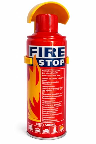 VariEx Car Fire Extinguisher Stop Fire 500 ml | Compact Emergency Fire Safety for Cars, Vehicles & Travel Use