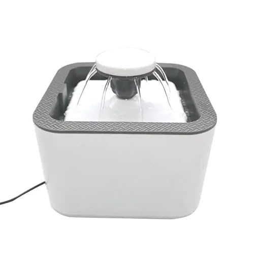 VAYUNEX Pet Fountain Cat Water Dispenser Healthy and Hygienic Drinking Fountain Super Quiet Flower Automatic Water Bowl for Cats Dogs Birds and Small Animals
