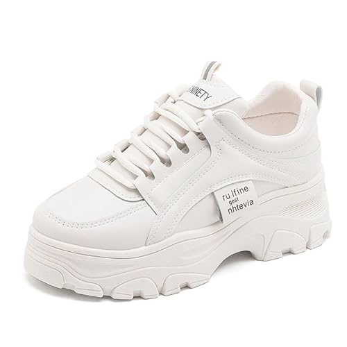 Vendoz Women Casual White Sneakers Shoes CNV6053WT-41