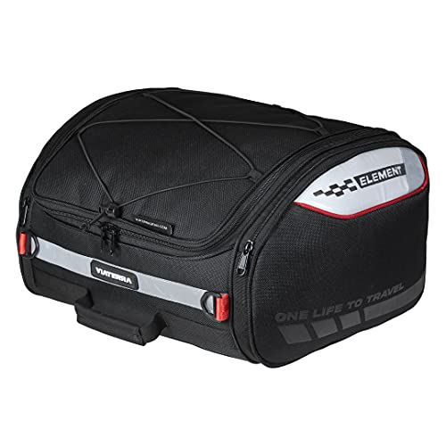 ViaTerra 35L Element Motorcycle Tail Bag Fits Most Bikes