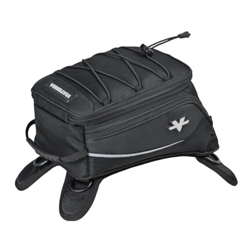 ViaTerra Ace Motorcycle Tank Bag Strap Based 6L – Universal Fit, Ideal for Daily Commute, with Free Outer Rain/Dust Cover & EBC Net