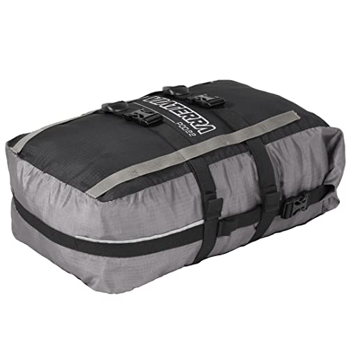 ViaTerra Polyester POD 22L 100% Waterproof Motorcycle Tail Bag I Perfect Travel & Storage Solution for Motorbikes (Grey)