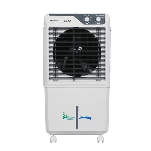 Voltas Joy 40 Room Air Cooler for Home, with Swing Control (40 Litre Tank Capacity, Water Level Indicator, Honeycomb Cooling Media, White)