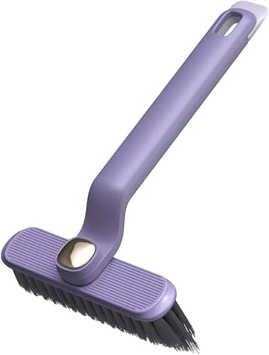 VYOOx Bathroom Cleaning Brush,Tile Cleaner Brush,Bathroom Cleaning Scrubber,Floor Scrub Brush,Grout Cleaner Brush with V-Shape Hard Bristles,Toilet,Kitchen, Sink & Window Track (Pack of 1)