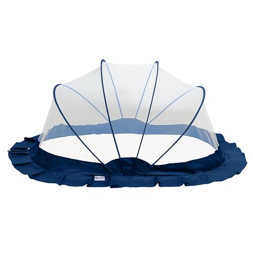 Weird Wolf Foldable Baby Mosquito Net, Bottomless Net for Infants, for Safe & Easy Use | 107 x 74 x 55 cms Mosquito Net for Baby, Toddlers & Infant (0-36 Months)