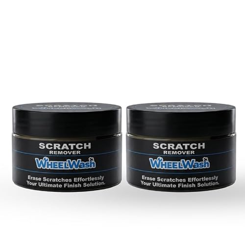 Wheelwash Car Scratch Remover & Paint Restorer | Removes Light Scratches, Swirl Marks & Scuffs | Exterior Polish for Car & Bike | Car Accessories Cleaning Solution. (50 GM, Pack of 2)