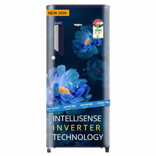 Whirlpool 192 L 4 Star Icemagic Powercool Direct-Cool Single Door Refrigerator (215 IMPC PRM 4S SAPPHIRE PEONY-Y, Blue, 2026 Model)