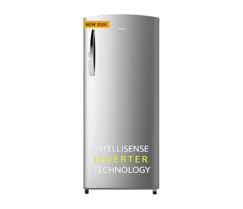 Whirlpool 207 L 5 Star Icemagic Pro Inverter Direct-Cool Single Door Refrigerator (230 IMPRO PRM 5S INV ALPHA STEEL-Y, Grey, 2026 Model)