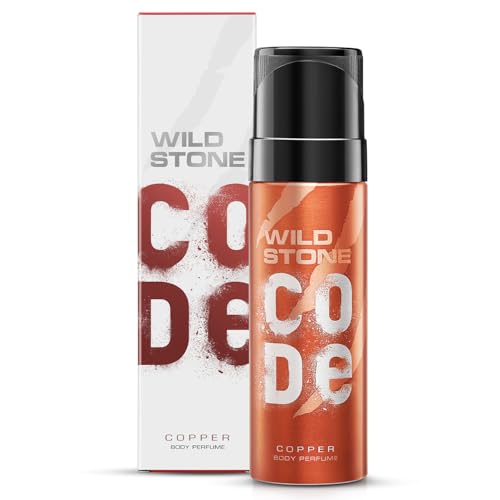 WILD STONE CODE Copper Long Lasting No Gas Body Perfume For Men, 150Ml - Copper, Spray
