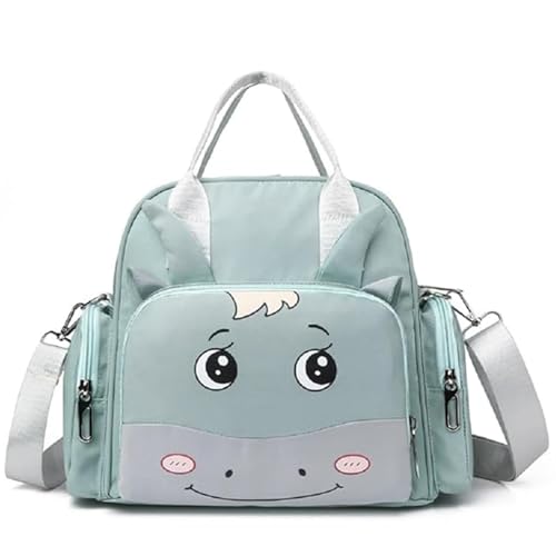 Winnies Diaper Tote Cum Backpack Maternity Bag for Moms | Stylish Lightweight Mother Bags with Zipper Closure & Adjustable Shoulder Strap | Baby Travel Organiser (Sky Blue)