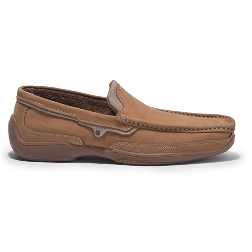 Woodland Men's Leather Loafer Khaki