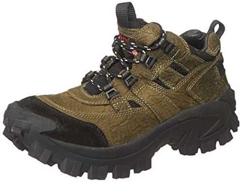 Woodland Mens Olive Green Leather Casual Shoe-11 UK (45 EU) (G 40777CMA)