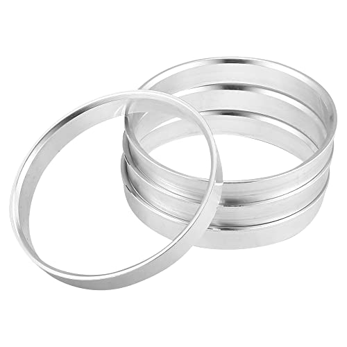 X AUTOHAUX 4pcs OD 67.1mm to ID 64.1mm Aluminum Alloy Car Hub Centric Rings Wheel Bore Center Spacer