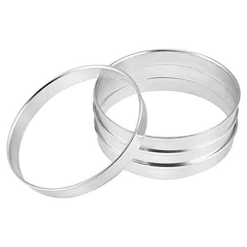 X AUTOHAUX 4pcs OD 73.1mm to ID 72.6mm Aluminum Alloy Car Hub Centric Rings Wheel Bore Center Spacer