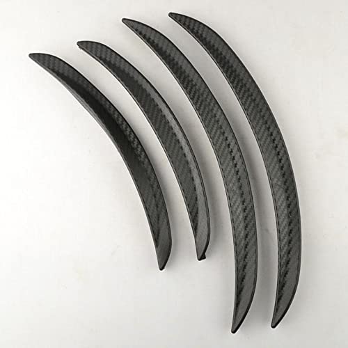ZOOMELLA Generic Car Wheel Arch Trims Arches Eyebrow Guard Sticker Scuff Protector Strip 25cm Universal 1Pair